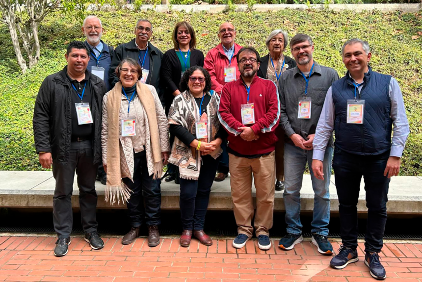 Grupo de Amerindia que participó en el Congreso de Teología Sinodal.